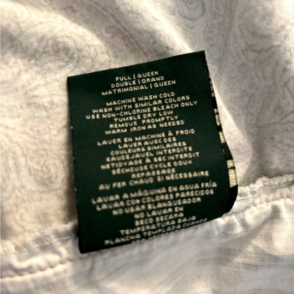 Ralph Lauren Full/Queen Duvet Cover - Picture 6 of 6